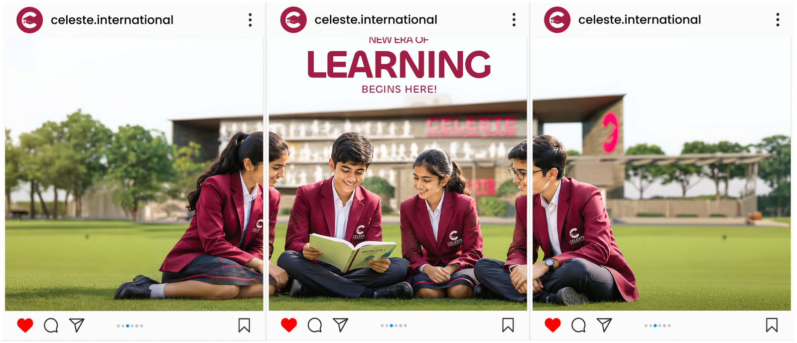 Celeste Instagram insight teaser cards