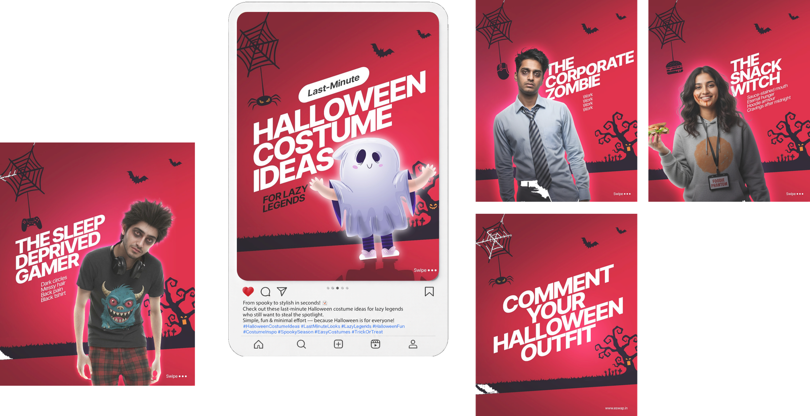 Eswap Halloween costume campaign